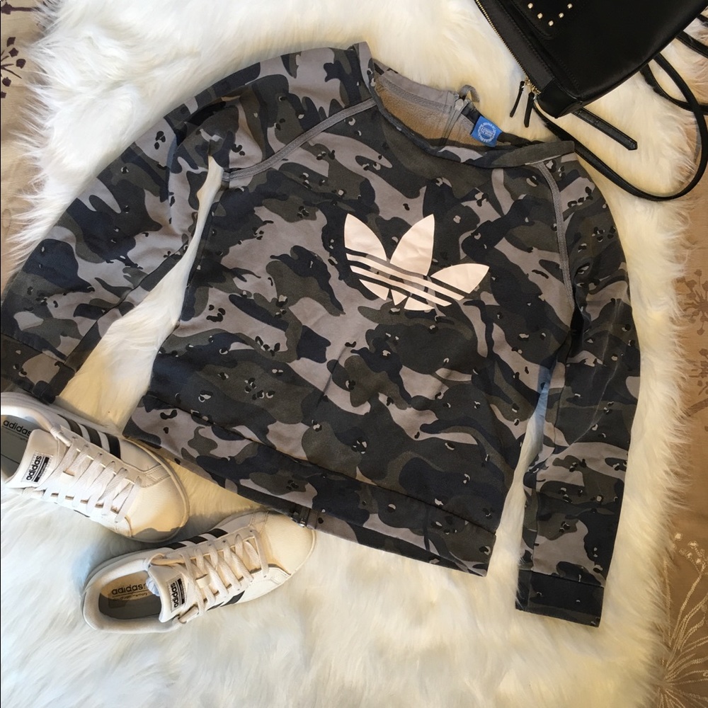 Adidas Camo Sweatshirt